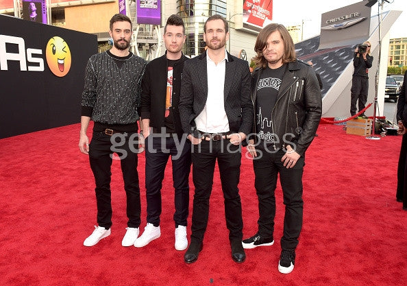 Will Farquarson of Bastille wears The Skinny at the American Music Awards
